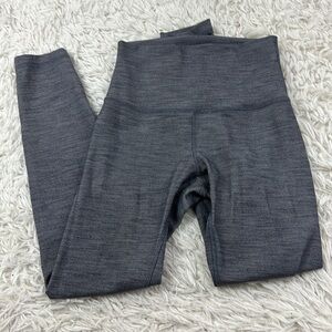 Lululemon Align Pant II 25" Mini Heathered Herringbone Heathered Black White